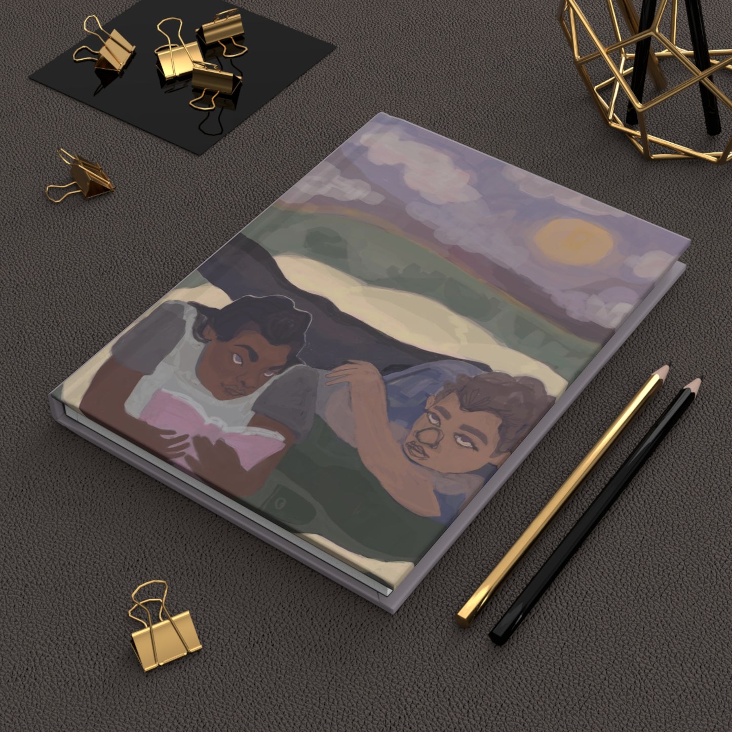 'Dreamy Kids' Matte Hardcover Journal